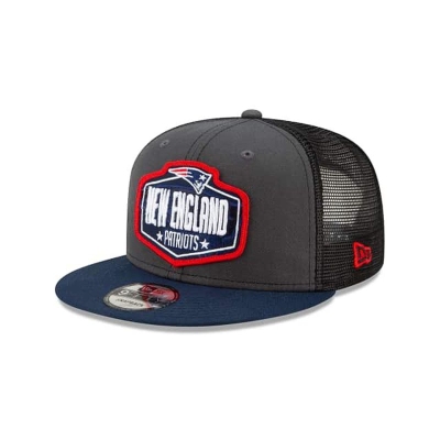 New England Patriots Gorra | New Era NFL Draft 9fifty Snapback Cap Mexico - Grises
